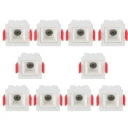 Kit 10 Un Downlight Led Embutir Evou 2W 3000K Br Dl-7406 Astraled