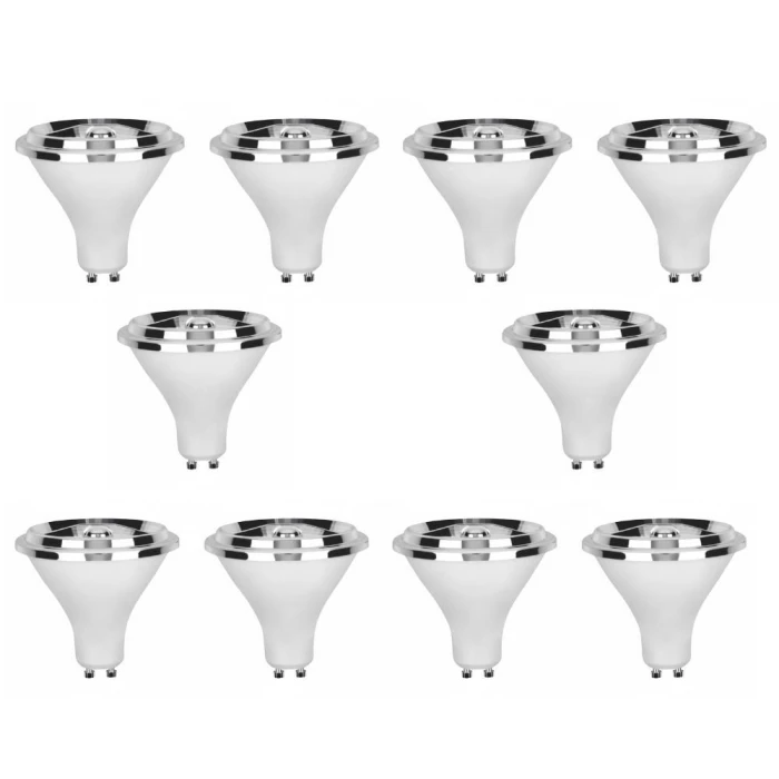 Kit 10 Un Lâmpada Led Ar70 4.8w 4000k Bivolt Astraled