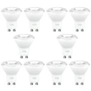 Kit 10 Un Lâmpada Led G-Light Mr11 Gu10 3.5w 2700k Luz Amarela