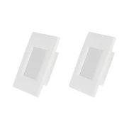 Kit 2 Balizadores Litten 2W 3.000K 4x2 Branco Blumenau Kit 2 Balizadores Litten 2W 3.000K 4x2 Branco Blumenau