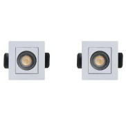 Kit 2 Downlight Embutir 2W 3000K Bivolt Nordecor Novo Kit 2 Downlight Embutir 2W 3000K Bivolt Nordecor Novo