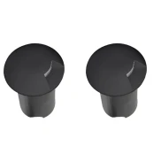 Kit 2 Embutido Solo Led Bivolt Open 1W 3000k Preto Kit 2 Embutido Solo Led Bivolt Open 1W 3000k Preto