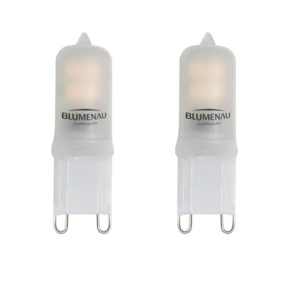 Kit 2 Lâmpada De Led G9 2,5W 127V 6500K Blumenau Novo