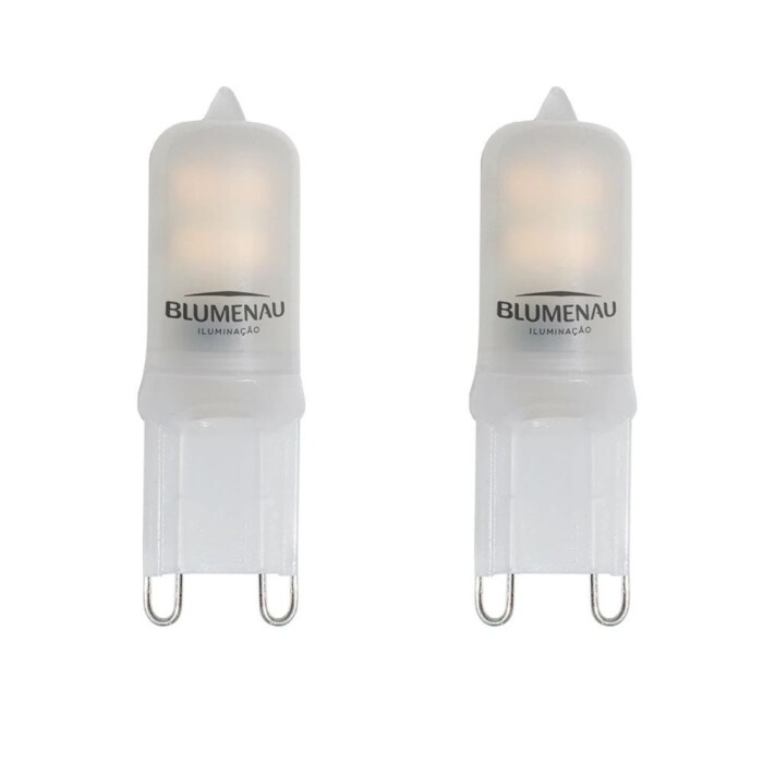 Kit 2 Lâmpada De Led G9 2,5W 127V 6500K Blumenau Novo