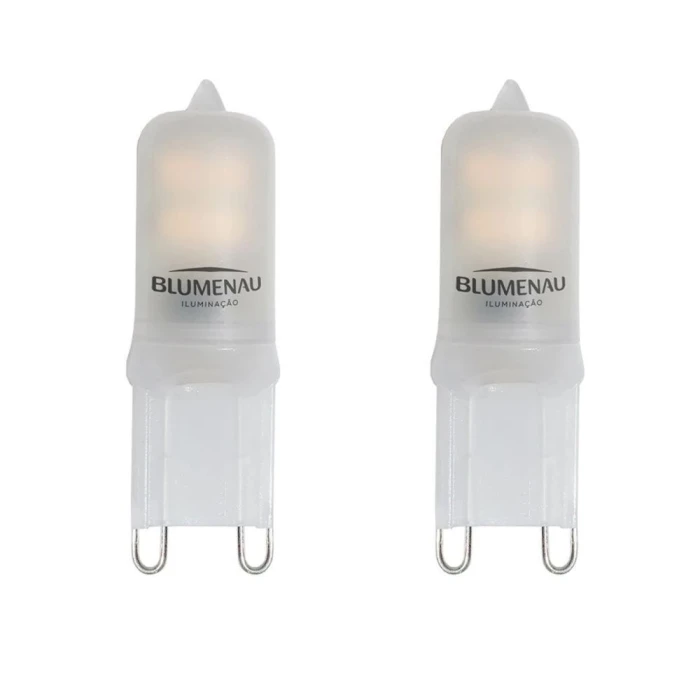 Kit 2 Lâmpada De Led G9 2,5W 127V 6500K Blumenau Novo