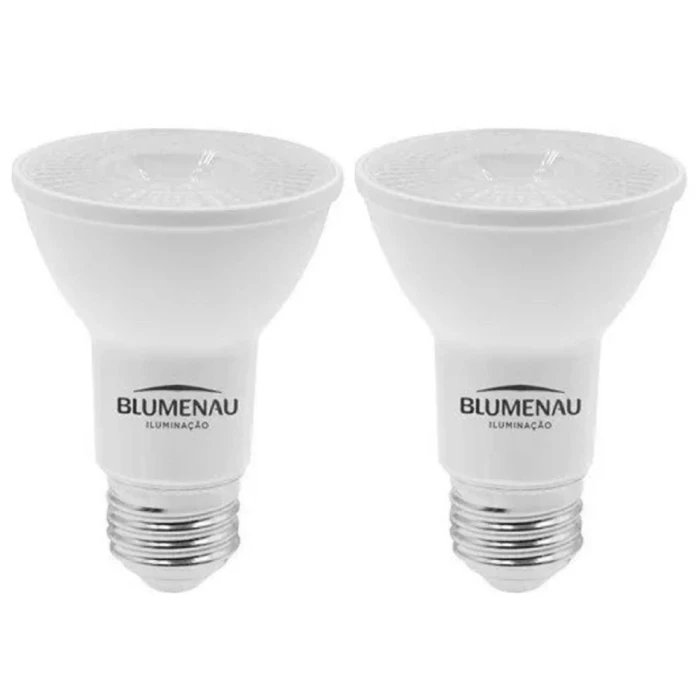 Kit 2 Lâmpada Led Par20 Bivolt 4,8W 4000K Luz neutra