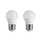 Kit 2 Lâmpadas Led G45 4,8W 2700K Autovolt E27 G-Light