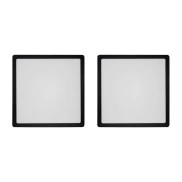 Kit 2 Paineis Led Sobrepor Quadrado 24W 3000K Preto Blumenau Kit 2 Paineis Led Sobrepor Quadrado 24W 3000K Preto Blumenau
