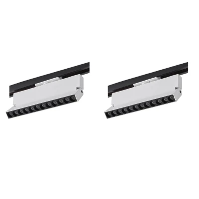 Kit 2 Projetor Duli Para Trilho Bi Nordecor Branco 12W 4000K