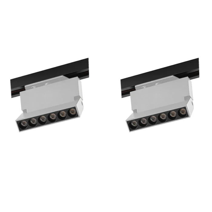 Kit 2 Projetor Led Duli Bivolt Nordecor 6W 4000K Branco