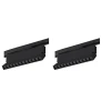 Kit 2 Projetor Duli P Trilho Bivolt Nordecor 12W 4000K Preto