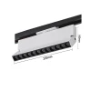 Kit 2 Projetor Led Trilho Bivolt Branco Nordecor 12W 3000K