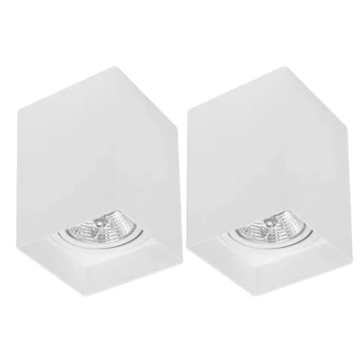 Kit 2 Spot Sobrepor Loch Ar70 Branco Bivolt Nordecor Novo