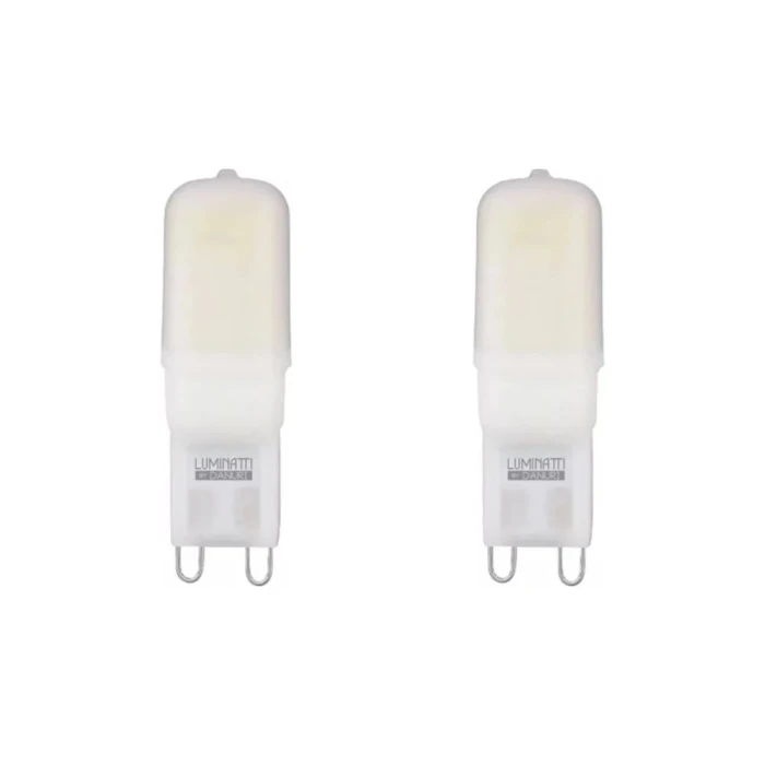 Kit 2 Un Lâmpada Led Pin G9 5W 2400K Autovolt Lumanti
