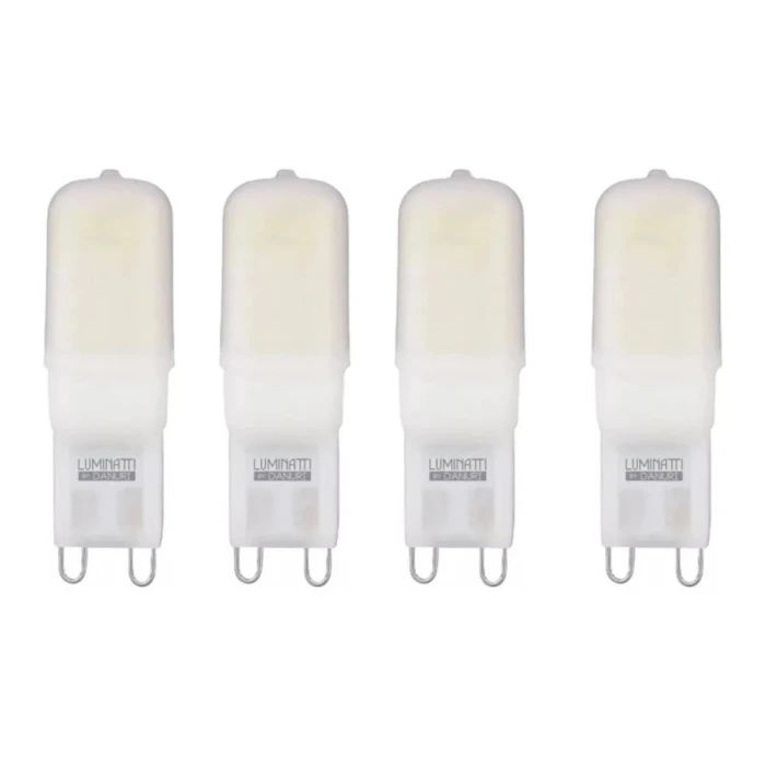 Kit 2 Un Lâmpada Led Pin G9 5W 2400K Autovolt Lumanti