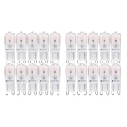 Kit 20 Lâmpada Led G9 2,5w 2400k Branco-Quente 220v Germany