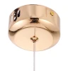 Kit 3 Pendente Led Honen Borboleta Dourado 6W 3000K Nordecor