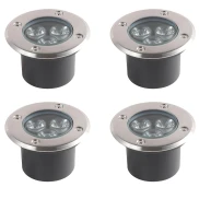 Kit 4 Embutido Solo Led Germany Bivolt Dresden 5W 3.000K 3.000K Kit 4 Embutido Solo Led Germany Bivolt Dresden 5W 3.000K 3.000K