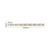 Kit 4 Fita Led Perfil Irc 90 15w/m 3000k 156leds/m Nordecor