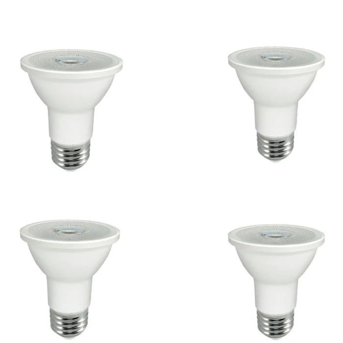Kit 4 Lâmpada Led Par20 Sof 7w 4000k Cor Branco E27 Nordecor