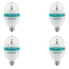 Kit 4 Lâmpada Led Party Colors 3W Rgb Bivolt Lumanti Novo