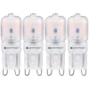 Kit 4 Lâmpadas Led G9 2,5w 2400K 220V Germany