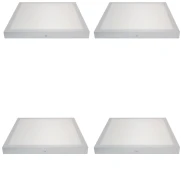 Kit 4 Painel Backlight Led Sobrepor Bivolt 32W 3.000K