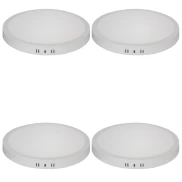 Kit 4 Painel Led Redondo Sobrepor 24W 3000K Blumenau Kit 4 Painel Led Redondo Sobrepor 24W 3000K Blumenau