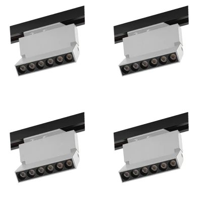 Kit 4 Projetor Led Duli Bivolt Nordecor 6W 4000K Branco