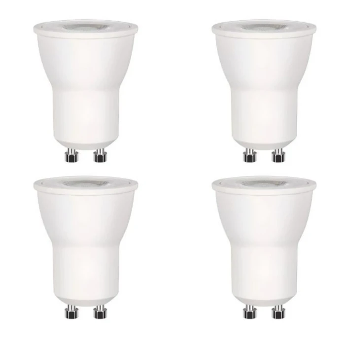 Kit 4 un Lâmpada Led Mr16 40 7W 3000K Bivolt Astraled La-1610