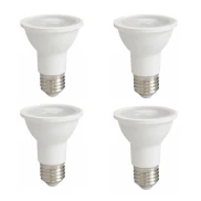 Kit 4 Un Lâmpada Led Par20 38 7W 3000K Bivolt AstraLed