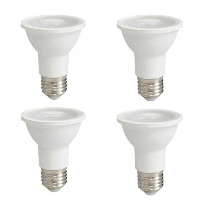 Kit 4 Un Lâmpada Led Par20 38 7W 3000K Bivolt AstraLed