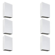 Kit 6 Arandela Mince Pequena Led 4w 3000k Branco Novo Kit 6 Arandela Mince Pequena Led 4w 3000k Branco Novo