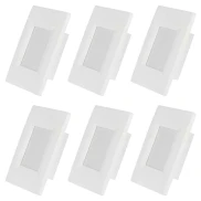 Kit 6 Balizadores Litten 2W 3.000K 4x2 Branco Blumenau Kit 6 Balizadores Litten 2W 3.000K 4x2 Branco Blumenau