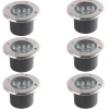 Kit 6 Embutido Solo Led Germany Bivolt Dresden 5W 3.000K