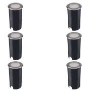 Kit 6 Embutido Solo Led Slim Germany Bivolt 0,5W 3.000K