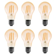 Kit 6 Lâmpada Led Filamento Nordecor 4W A60 2200K Bivolt
