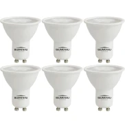 Kit 6 Lâmpada Led MR16 GU10 Bivolt 3,5w 2.700k Luz quente Kit 6 Lâmpada Led MR16 GU10 Bivolt 3,5w 2.700k Luz quente