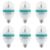 Kit 6 Lâmpada Led Party Colors 3W Rgb Bivolt Lumanti Novo