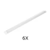 Kit 6 Luminária De Led Slim 1M 36W 6500K Bivolt Blumenau