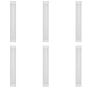 Kit 6 Luminária Led Slim Blumenau Bivolt 9W 700lm 6.500K