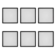 Kit 6 Paineis Led Sobrepor Quadrado 24W 3000K Preto Blumenau Kit 6 Paineis Led Sobrepor Quadrado 24W 3000K Preto Blumenau