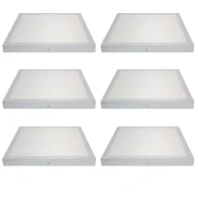 Kit 6 Painel Backlight Led Sobrepor Bivolt 32W 3.000K