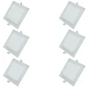 Kit 6 Painel Led Slim Bivolt Embutir G-Light 18W 3 Tons