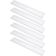 Kit 6 Pinel Embutir Retangular 36W 6500K Branco Frio