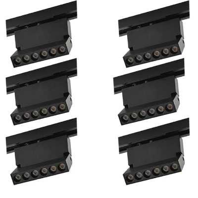 Kit 4 Projetor Led Duli Bivolt Nordecor 6W 4000K Preto