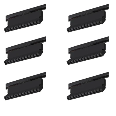 Kit 6 Projetor Duli Para Trilho Bivolt Nordecor 12W 4000K