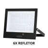 Kit 6 Refletor De Led Play 100W Cor RGB Blumenau Kit 6 Refletor De Led Play 100W Cor RGB Blumenau