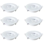 Kit 6 Spot Led Embutir Redondo Blumenau 8W Bivolt 3000K Kit 6 Spot Led Embutir Redondo Blumenau 8W Bivolt 3000K