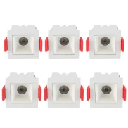 Kit 6 Un Downlight Led Embutir Astraled 2W 4000K Br DL-7317